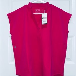 Figs Rafaela hot pink XS NWT